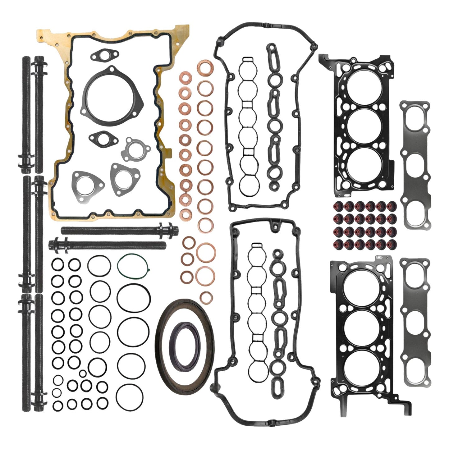 Cylinder Head Gasket Kit + Intake Swirl Motor Suitable for Jeep Cherokee 11-23-3