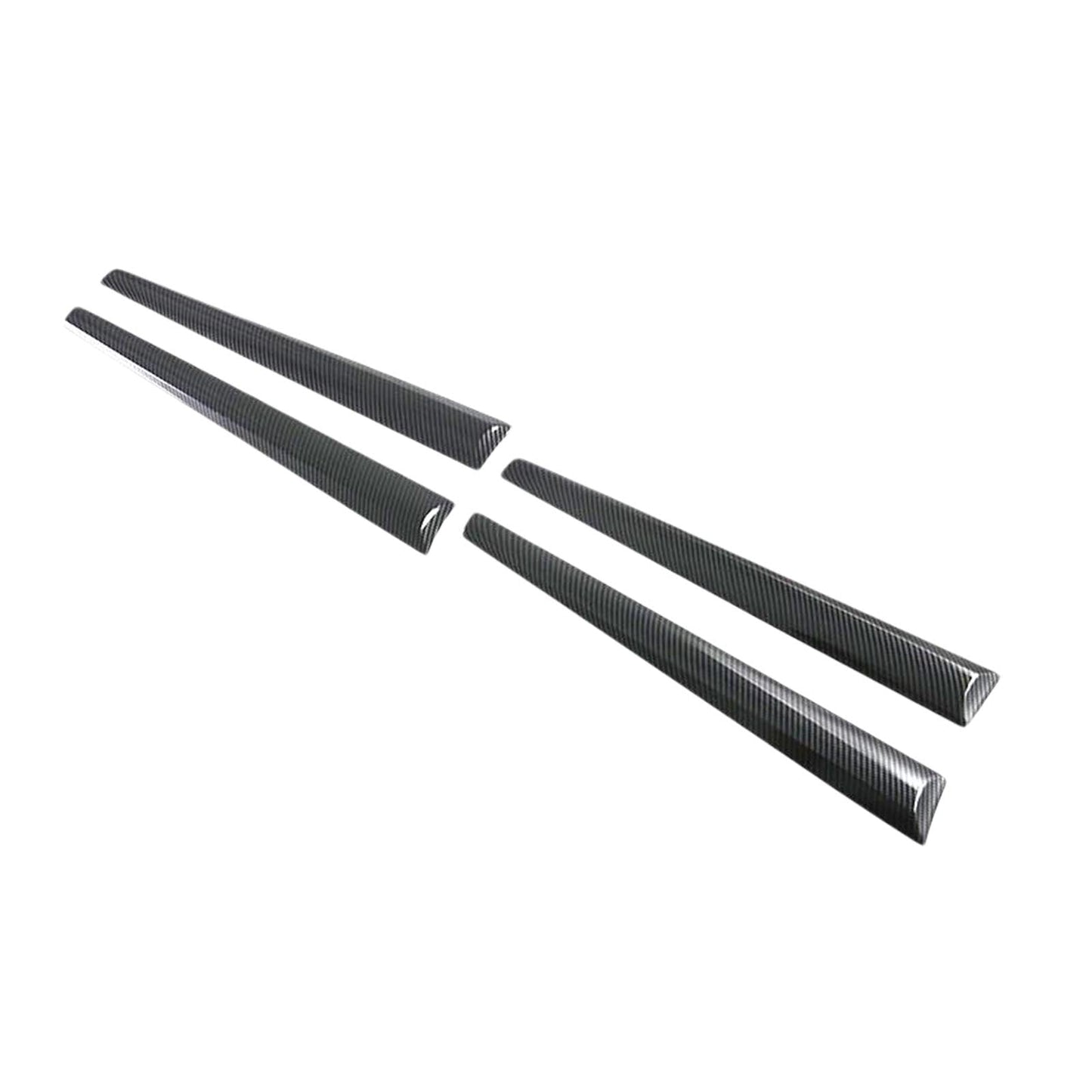 4X Carbon ABS Interior Door Panel Cover Trim Suitable For Toyota Hilux 2015-2021-4
