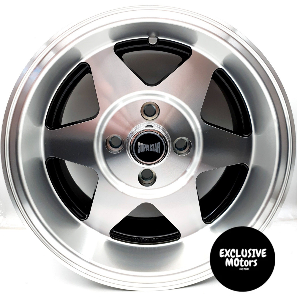 10x6 Wheel Set with Nuts & Caps – Silver GB, Fits Classic Mini (1959-2000)