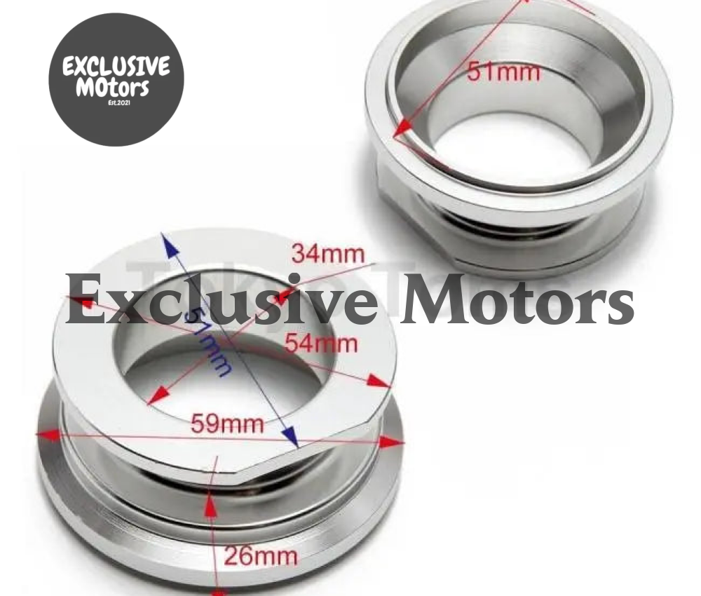 Billet Aluminium Bov Bypass Adapter Flange For Q Bov, Qr Bov To Sqv2/3/4 Blow Off Valve - Tokyo Tom's