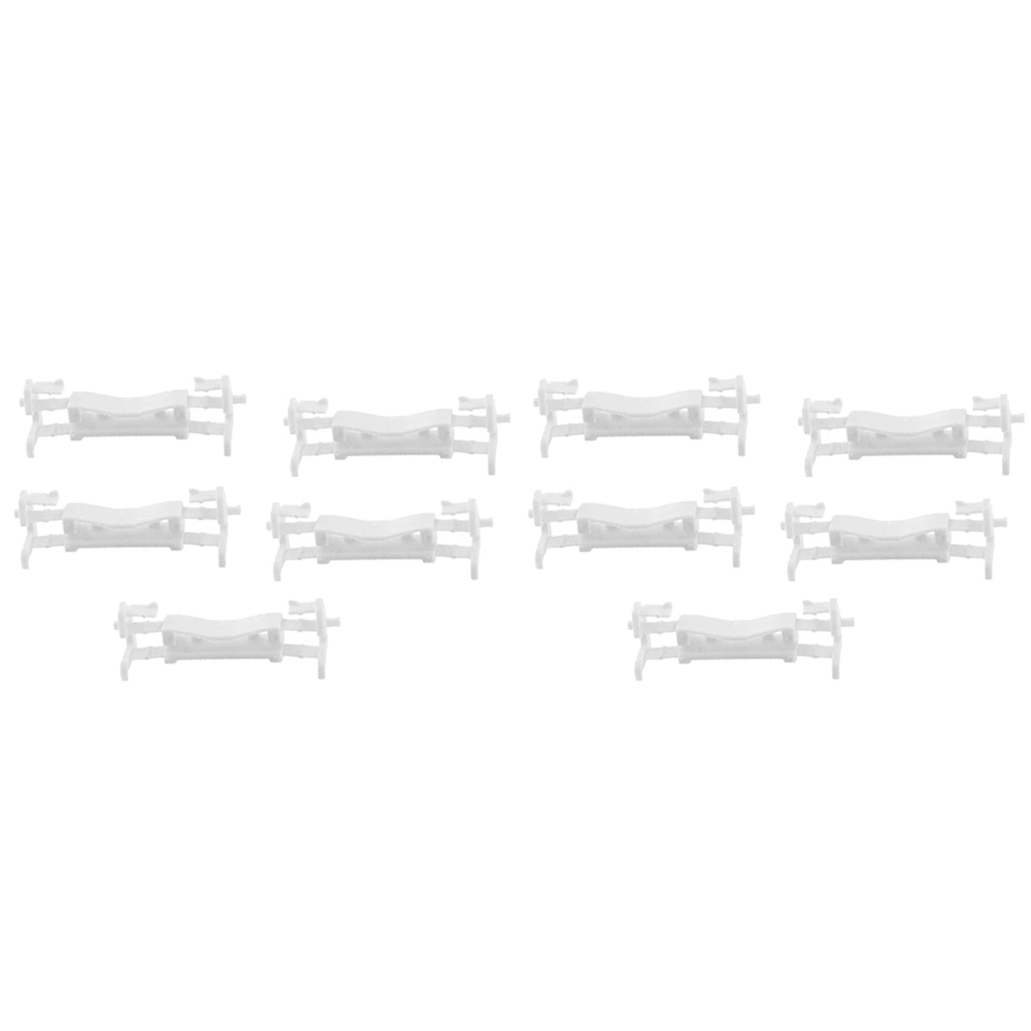 10x Roof Moulding Drip Rail Clips Suitable for Mitsubishi Triton L200 2005-2014-1