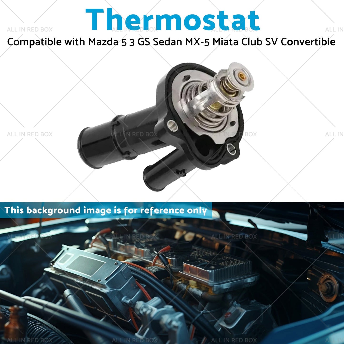 Thermostat Suitable for Mazda 5 3 GS Sedan MX-5 Miata Club SV Convertible 07-09-4