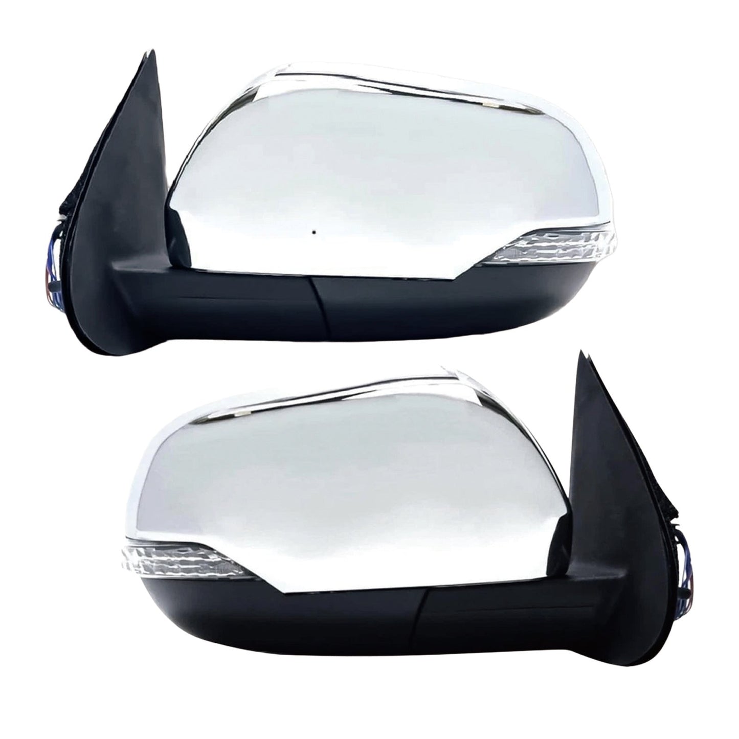 2x Side Wing Mirror LH+RH Suitable for Mitsubishi Triton Pajero Sport 2.4L 19-22-0