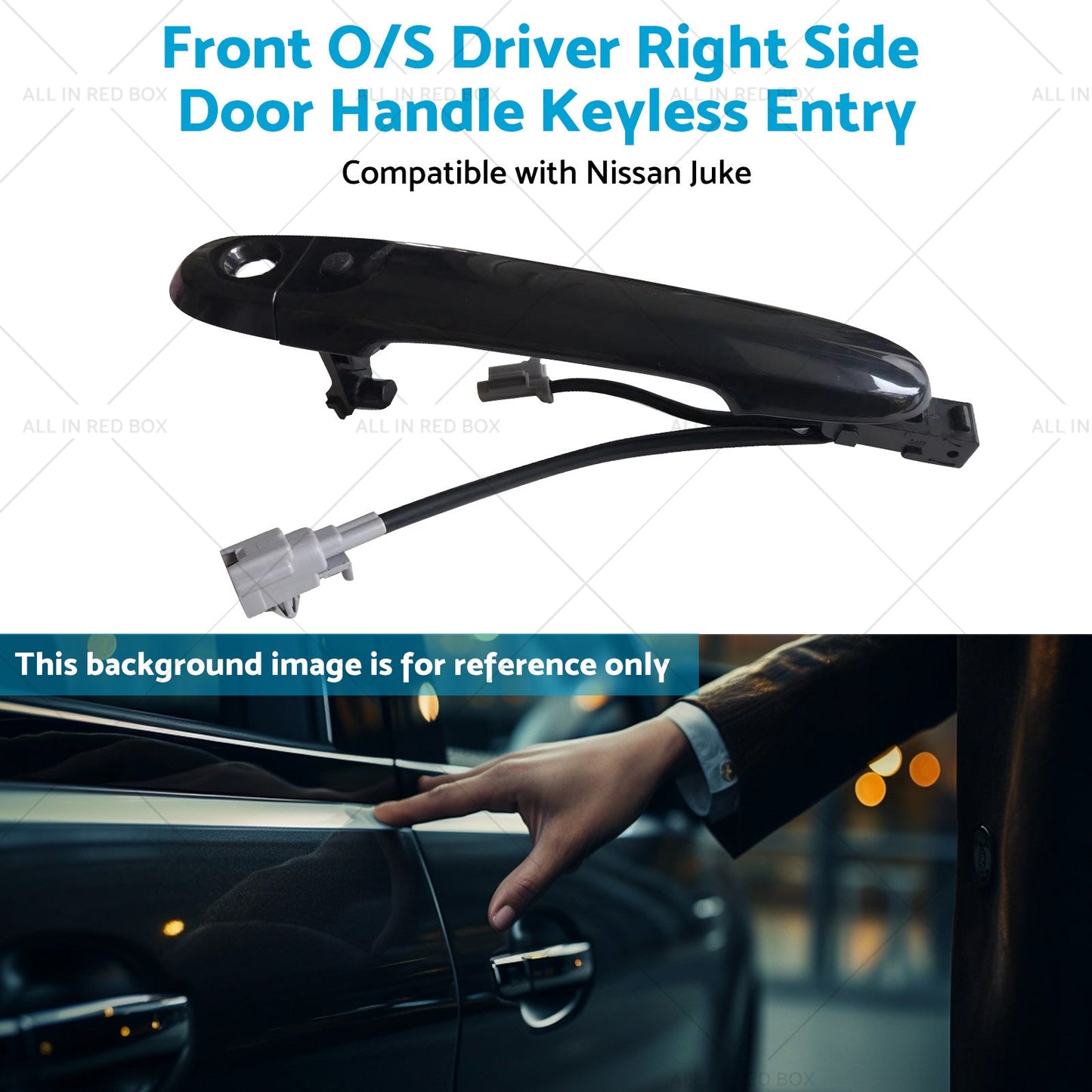 Front Driver Right Side Door Handle Keyless Entry Suitable for 10-19 Nissan Juke-4