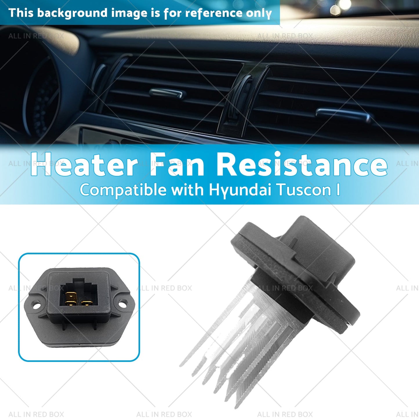 Heater Fan Resistance Suitable for Kia Sportage II 04 Hyundai Tuscon I 04-2
