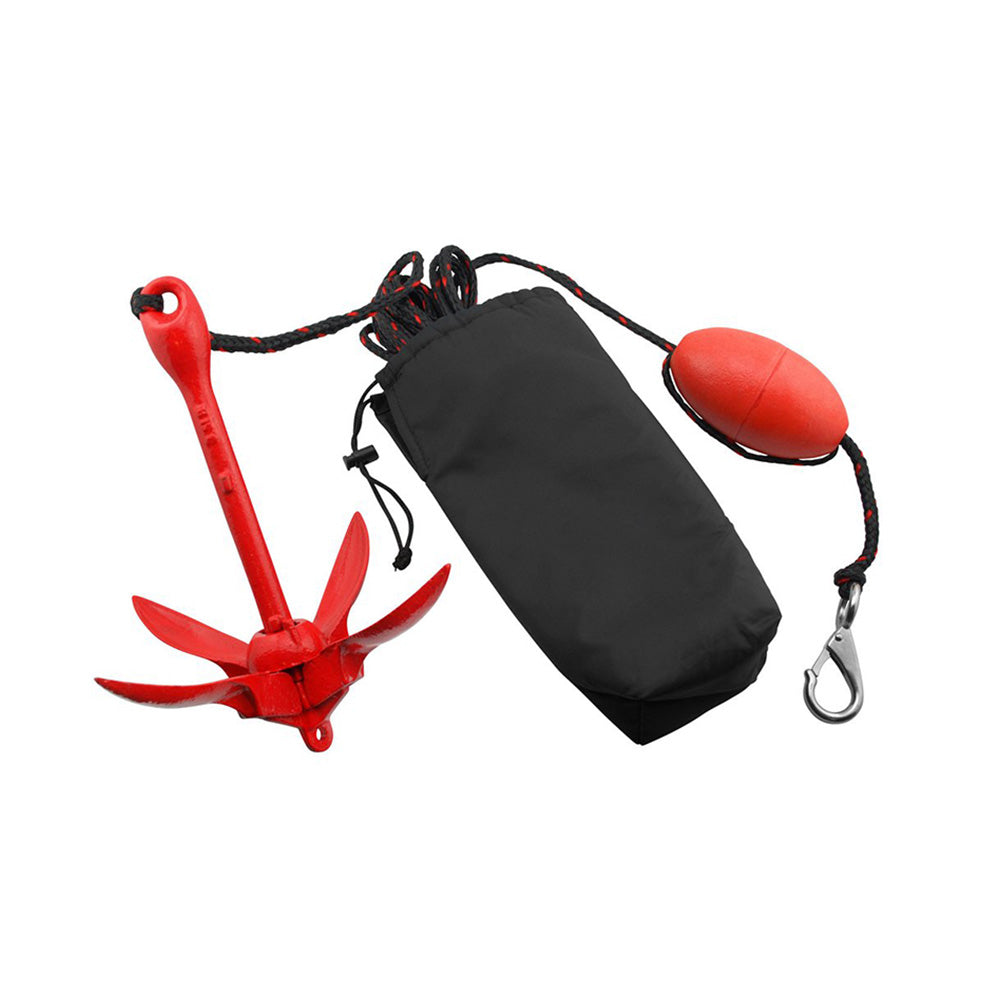1. 5KG PWC FOLDING ANCHOR KIT- GRAPNEL or ROPE or FLOAT or HOOK - Kayak or Boat or Jet Ski or Canoe-4