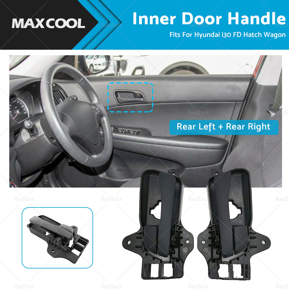 1 Pair Rear Inner Door Handle Suitable For Hyundai i30 FD 2007-2012 LEFT RIGHT-0