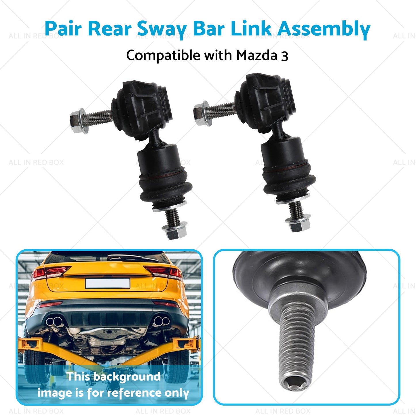 Rear Sway Bar Link Assembly Stabilizer Link Suitable for Ford Focus Mazda 3