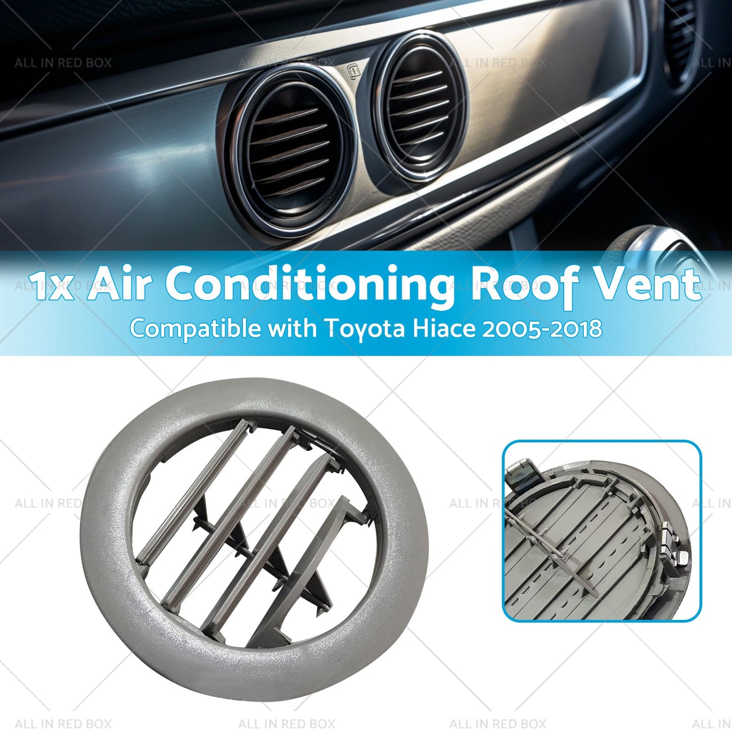 1x Air Conditioning Roof Vent Suitable For Toyota Hiace 2005-2018-1