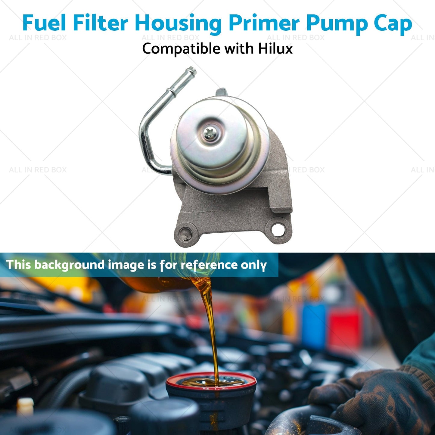 Fuel Filter Housing Primer Pump Cap Suitable for Hilux LN147 LN152 3. 0L 97-05-4