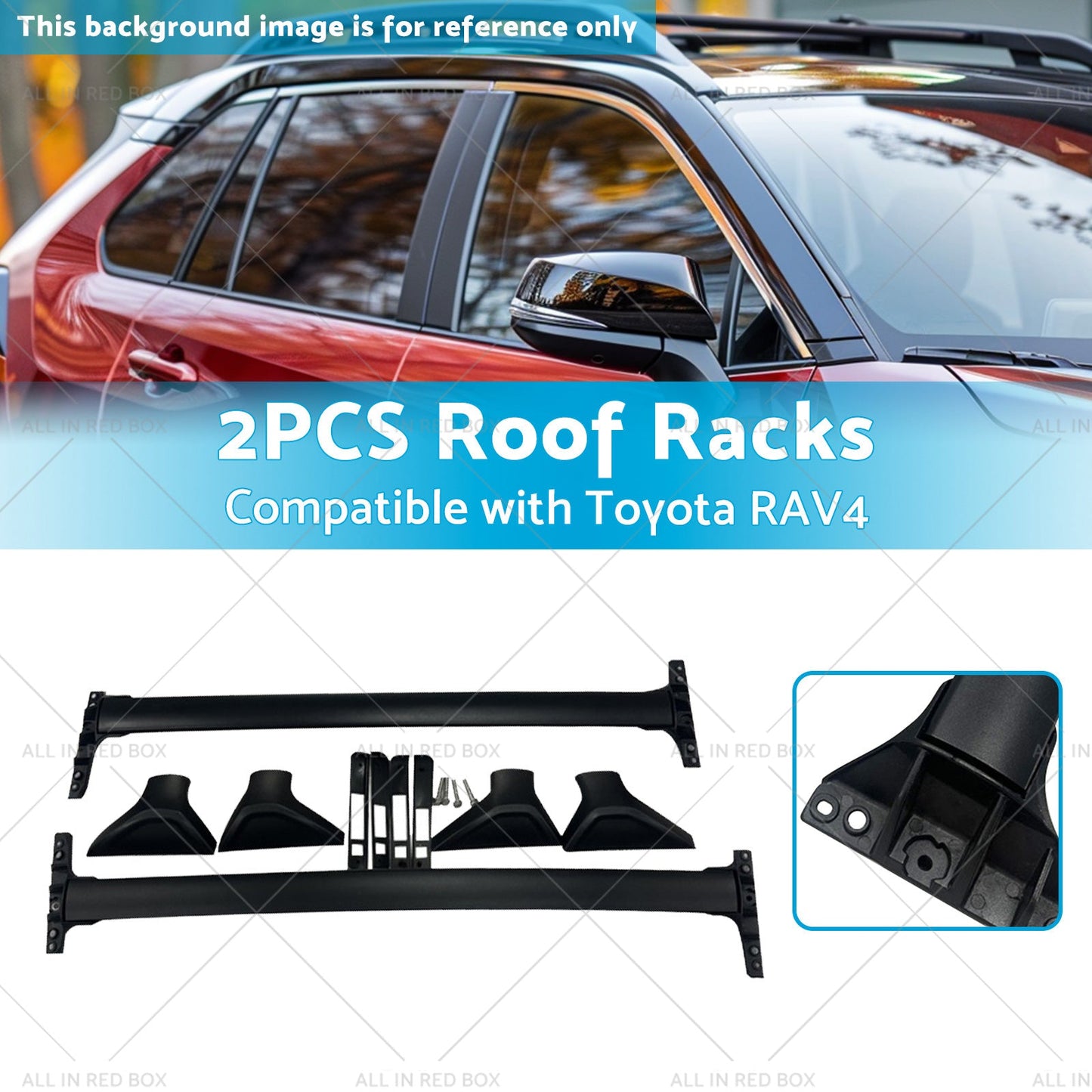 2PCS Roof Racks or Roof Cross Bars Suitable for Toyota RAV4 2019-2023-2