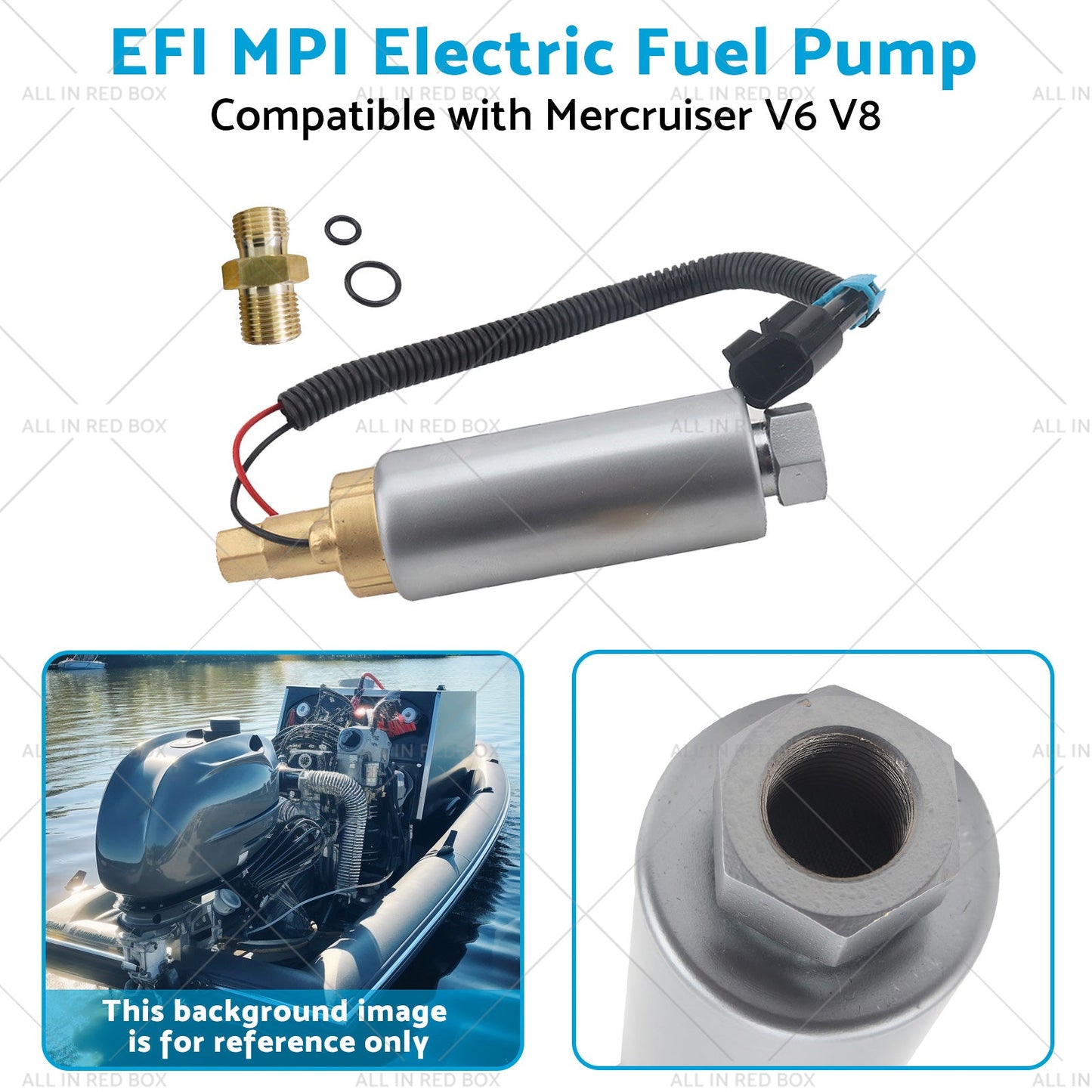 EFI MPI Fuel Pump Suitable for 861156A1 Mercruiser V6 and V8 305 350 Accessory