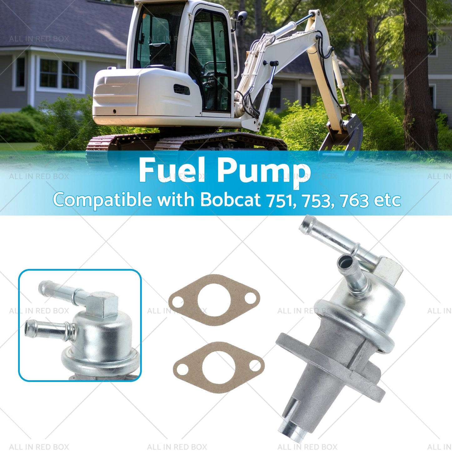 Fuel Pump Suitablefor Bobcat 6655216 645 743 751 753 763 773 1600 S130 S150 S160-2