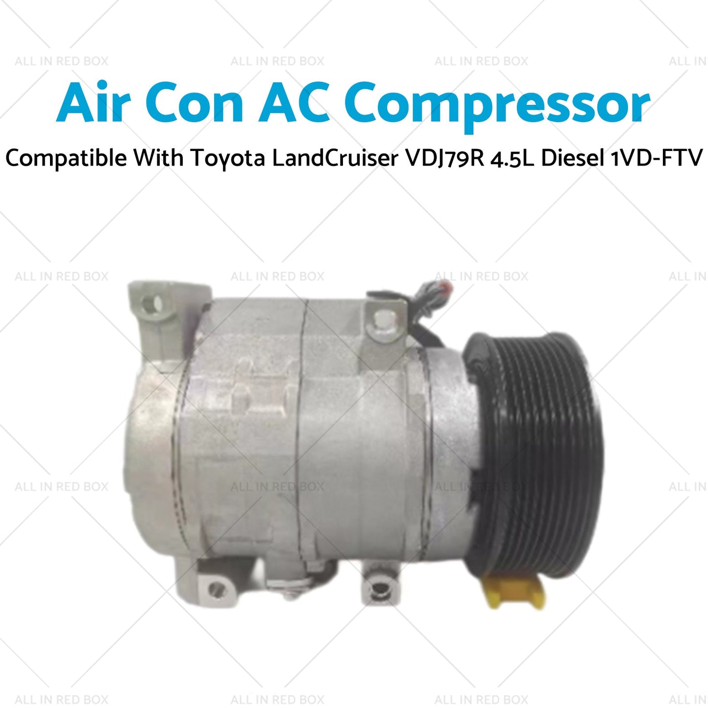 Air Con AC Compressor Suitable for Toyota LandCruiser VDJ79R 4.5L Diesel 1VD-FTV-3