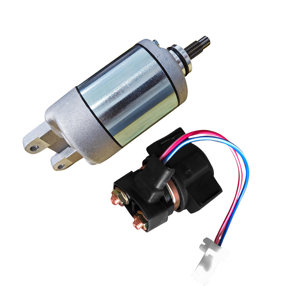 Starter Motor w Relay Solenoid Suitable For Honda TRX300 TRX300FW FourTrax 300-1