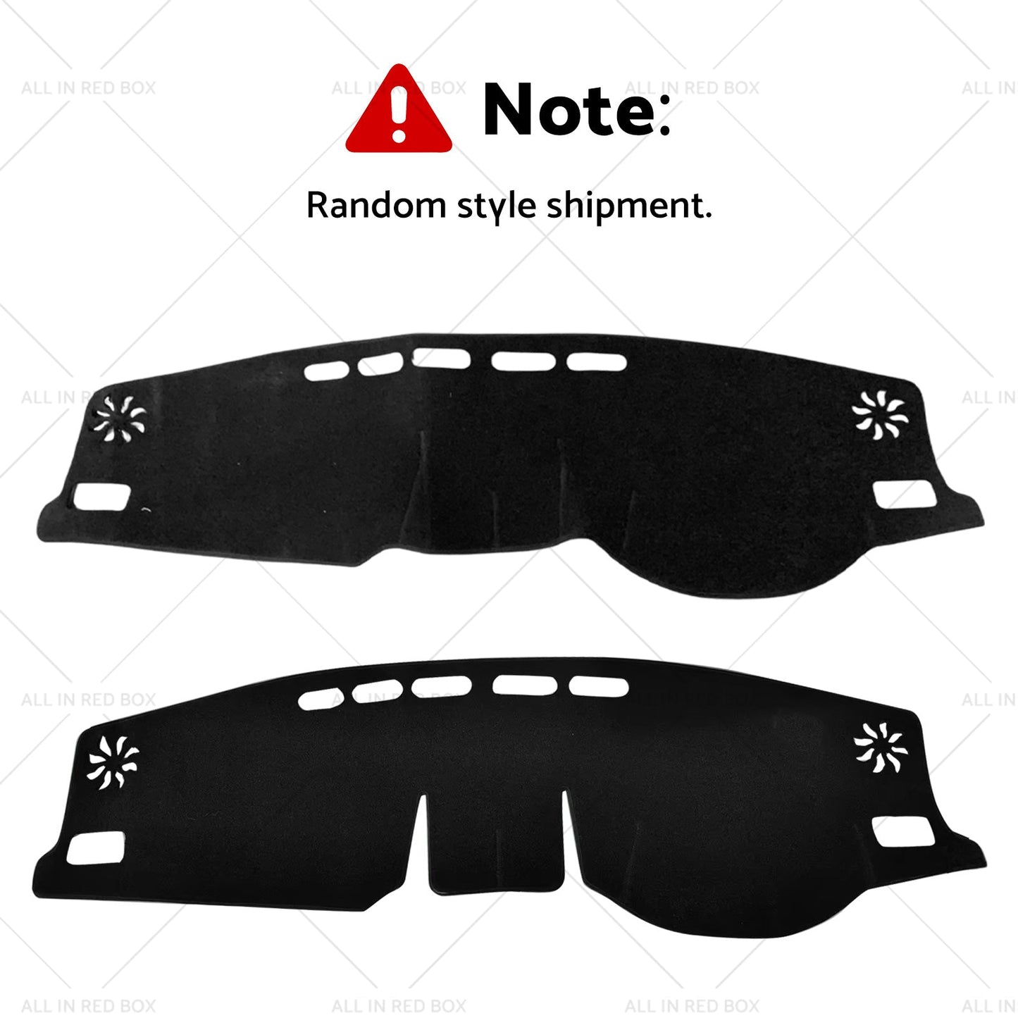 Non-Slip Dashboard Pad Cover Dash Mat Suitable for Toyota Rav4 2019-2025 Black-2