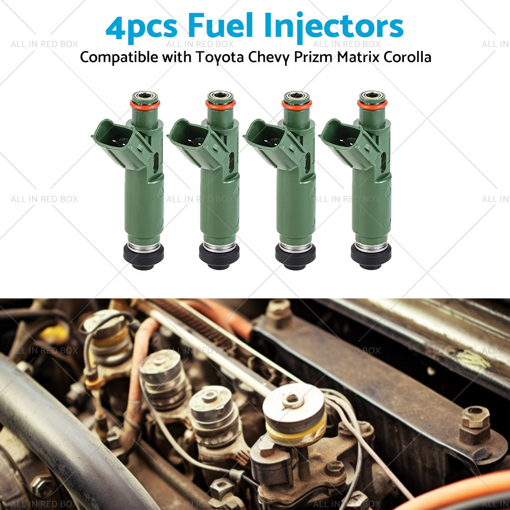 4PCS Fuel Injector Suitable For Toyota Chevy Prizm Matrix Corolla 23250-22040-3