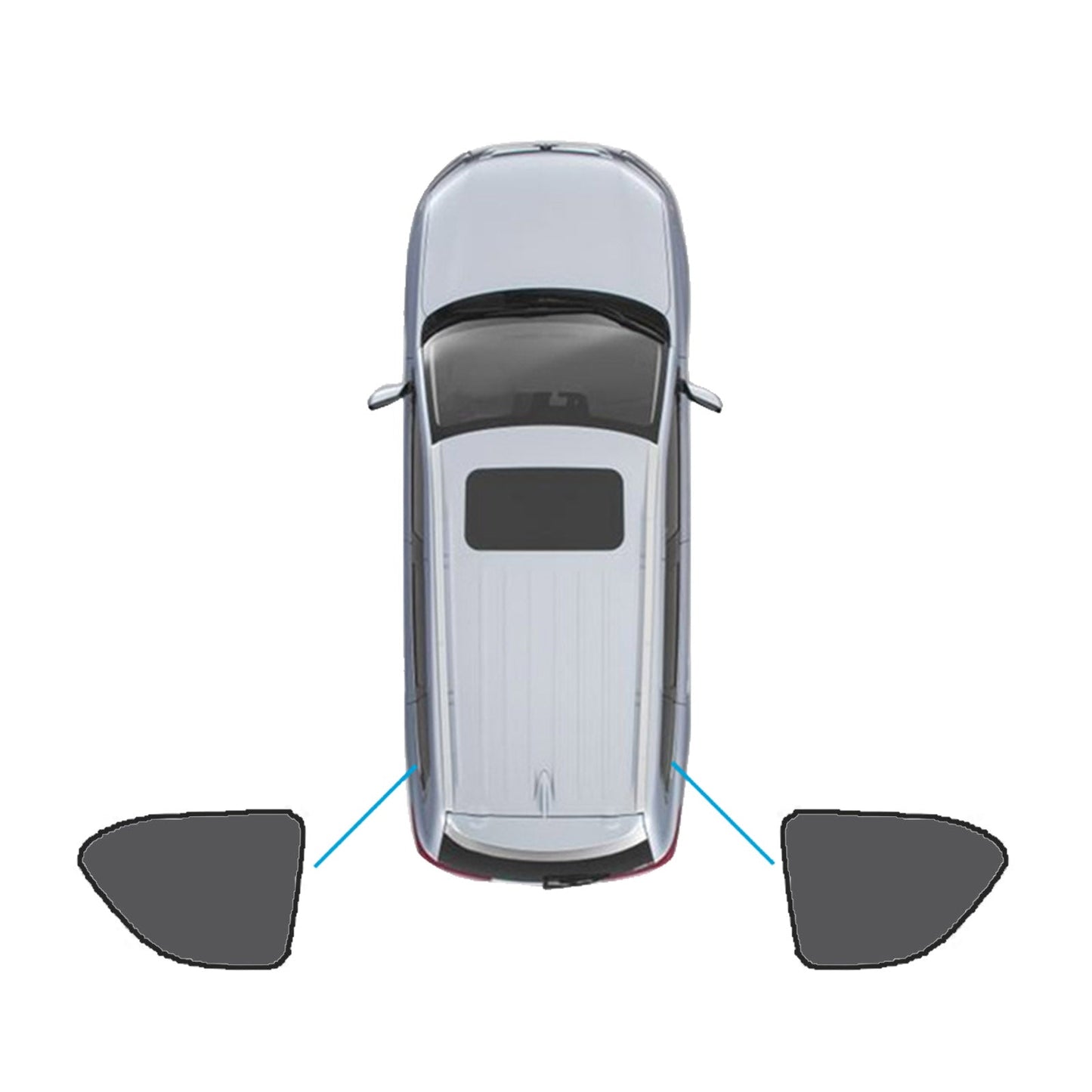 Car Window Sun Shade Magnetic Suitable For Nissan Patrol 2012–2024 Y62 Series-3
