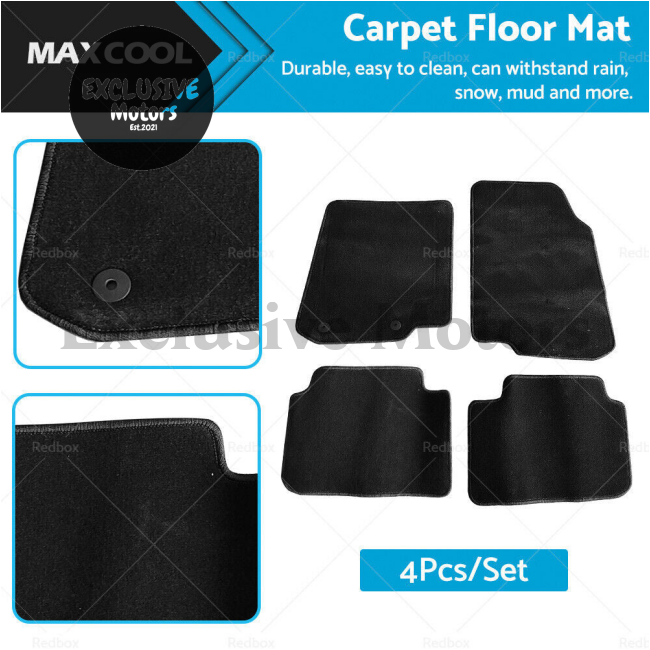 4Pcs Carpet Floor Mat Set for Ford Falcon FG XR6, XR8