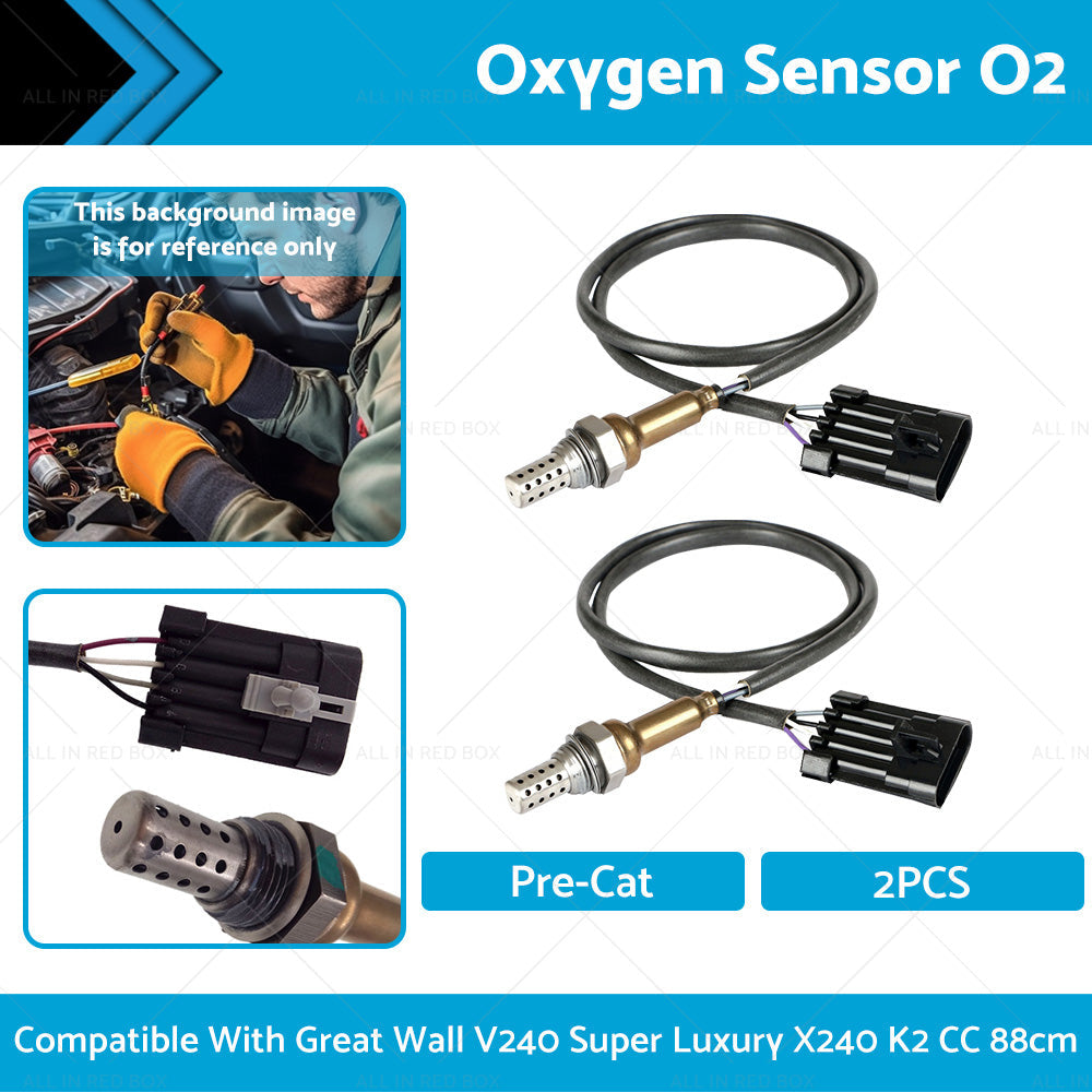 2 x Oxygen Sensor O2 Suitable For Great Wall V240 Super Luxury X240 K2 CC 2. 4L