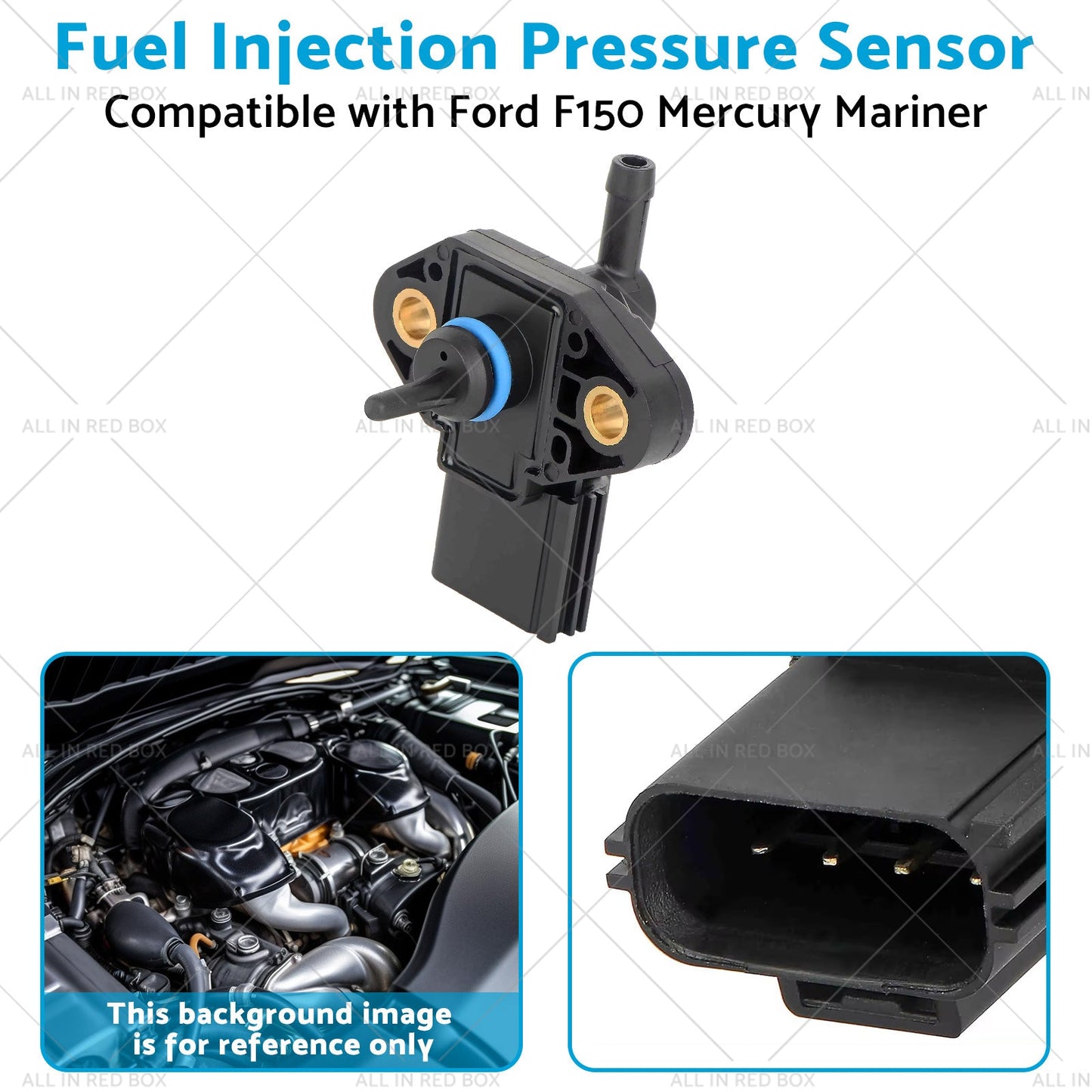 0261230094 Fuel Injection Pressure Sensor Suitable for Ford F150 Mercury Mariner-3