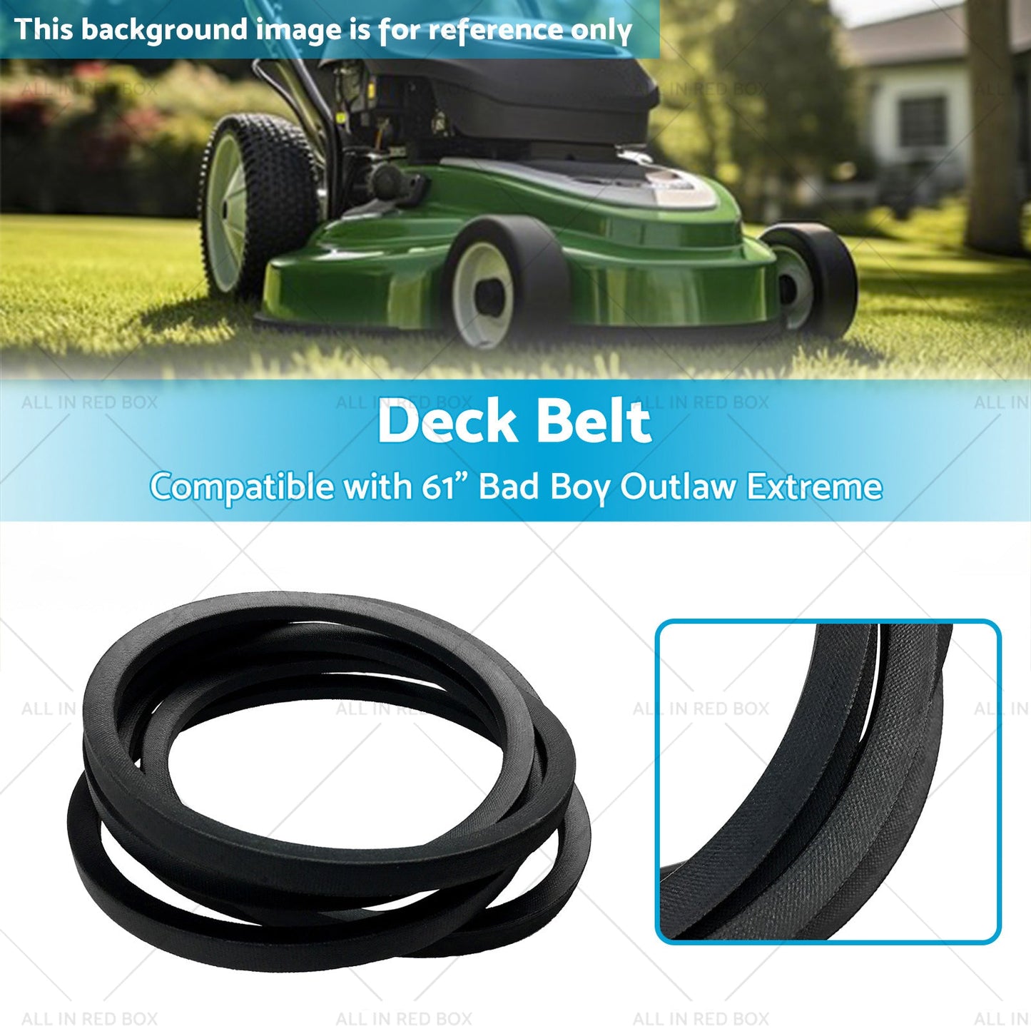 041-0178-00 041017800 Deck Belt Suitable for 61 inch Bad Boy Outlaw Extreme 6100-1
