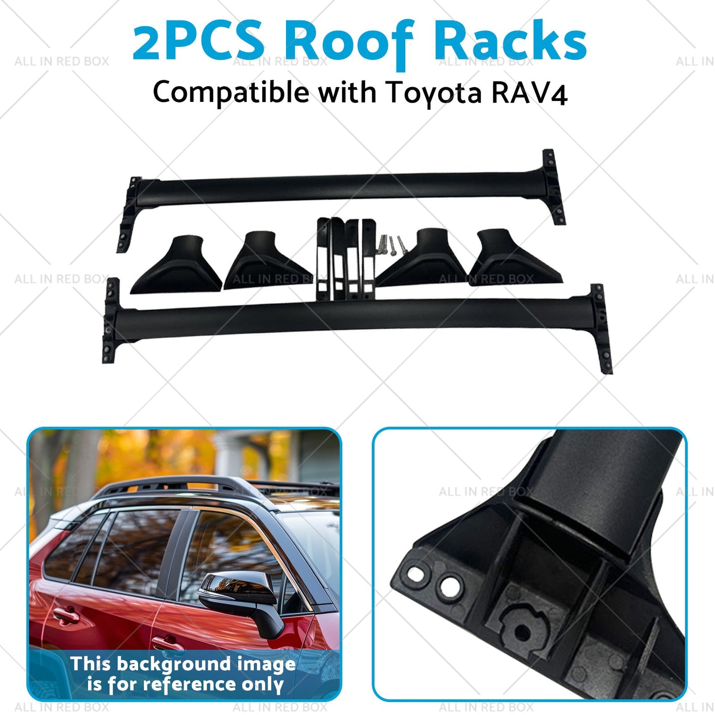 2PCS Roof Racks or Roof Cross Bars Suitable for Toyota RAV4 2019-2023-3
