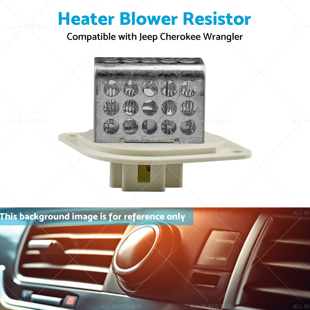 Heater Blower Motor Resistor Suitable For Jeep Wrangler Cherokee 4. 0L 1997-2001-4