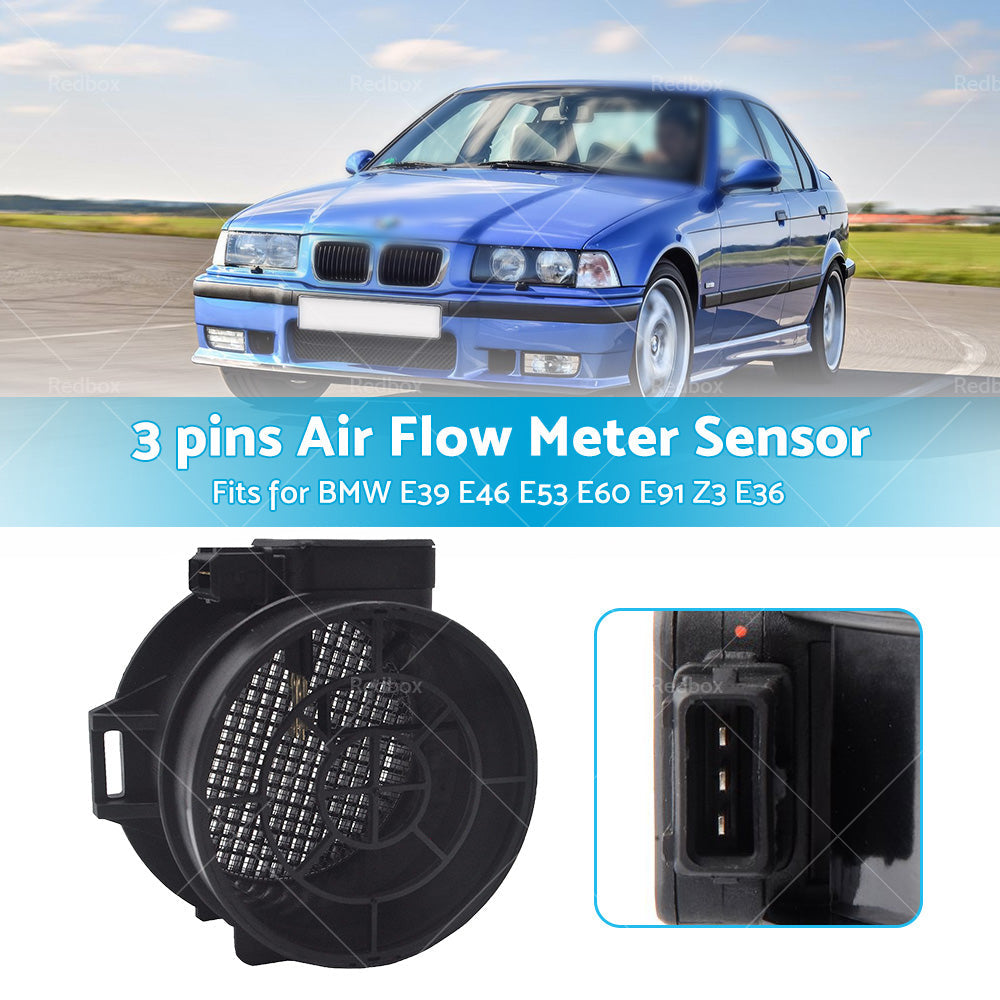 Air Flow Meter MAF Sensor Fit for BMW E36 E39 E46 E53 E60 E91 X5 Z3 5WK96132Z-2