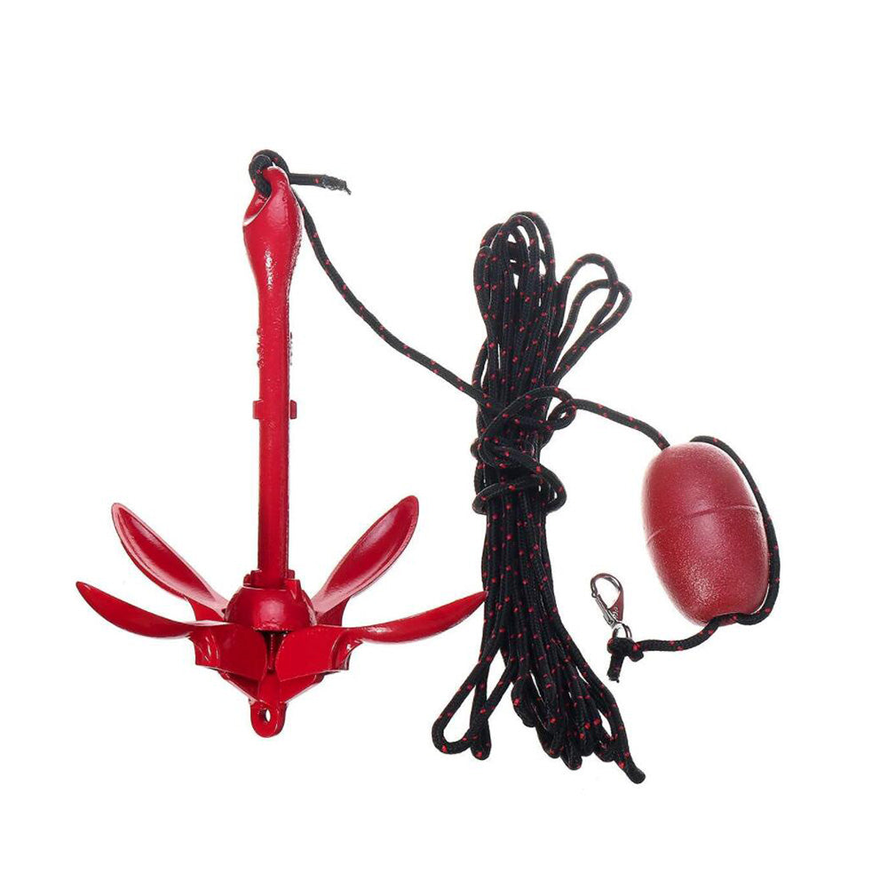 1. 5KG PWC FOLDING ANCHOR KIT- GRAPNEL or ROPE or FLOAT or HOOK - Kayak or Boat or Jet Ski or Canoe-0