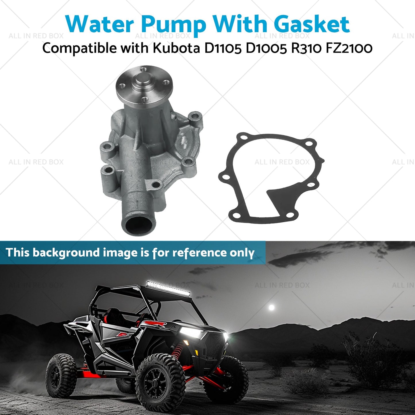 6680278 Water Pump With Gasket Suitable for Kubota D1105 D1005 R310 FZ2100-4
