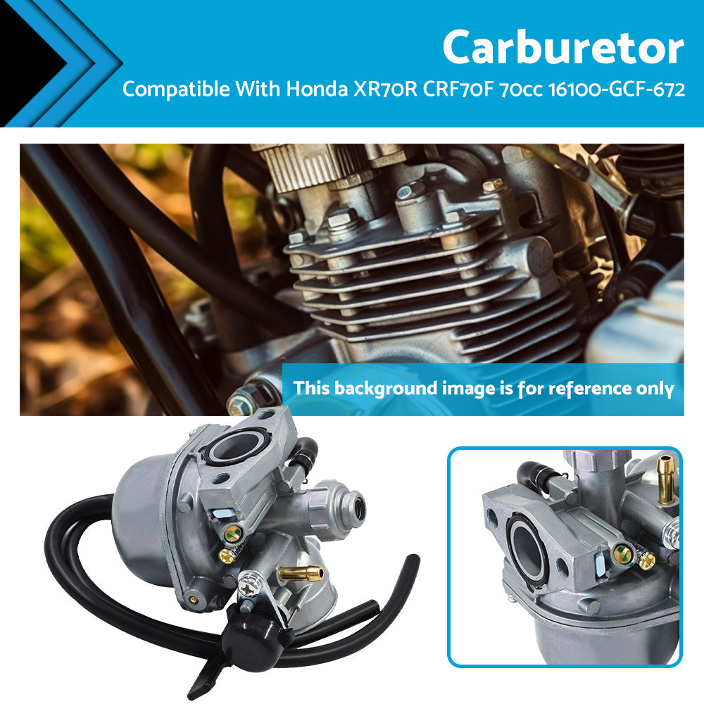 Carburetor Carb Suitable For Honda XR70R CRF70F 70cc 1997-2004 16100-GCF-672-0