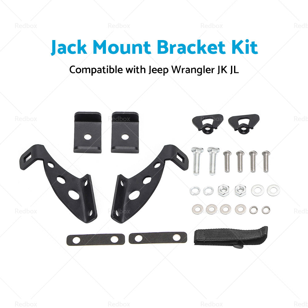 Jack Mount Bracket Hood and Rear Door Hinge Suitable for Jeep Wrangler JK JL 07-18-1