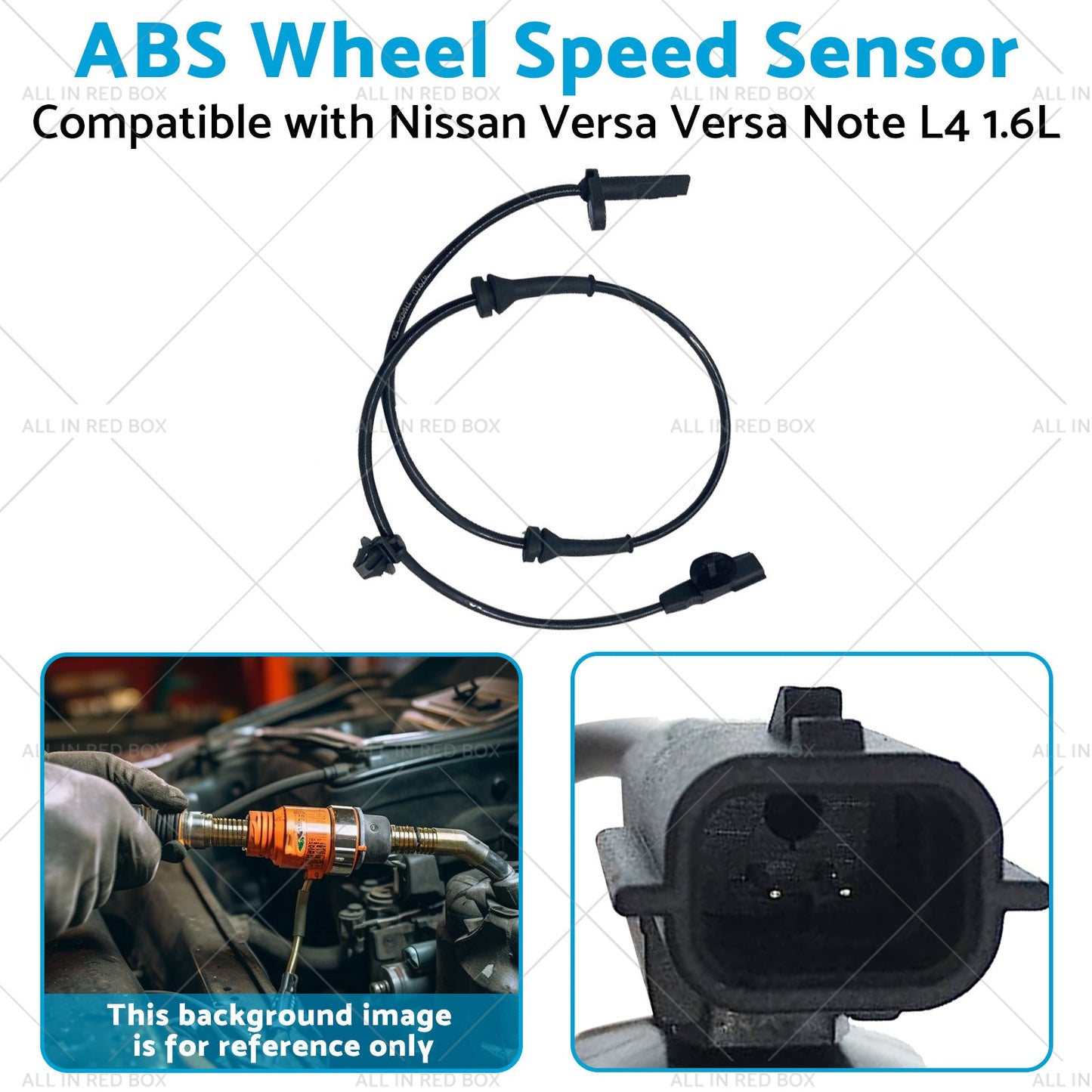 ABS Wheel Speed Sensor Suitable for Nissan Versa Versa Note L4 1.6L Front L or R-3