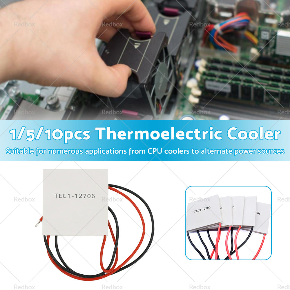 1 / 5 / 10 PCS TEC1-12706 Heatsink Thermoelectric Peltier Module Cooler Plate-2