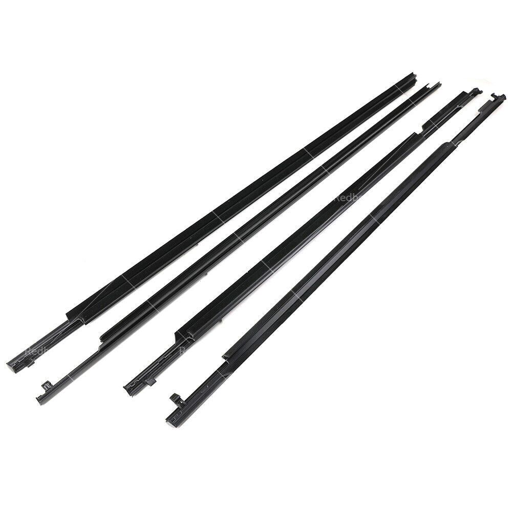 4x Door Glass Seal Weatherstrip Suitable For Toyota Landcruiser Prado 120 Series-1