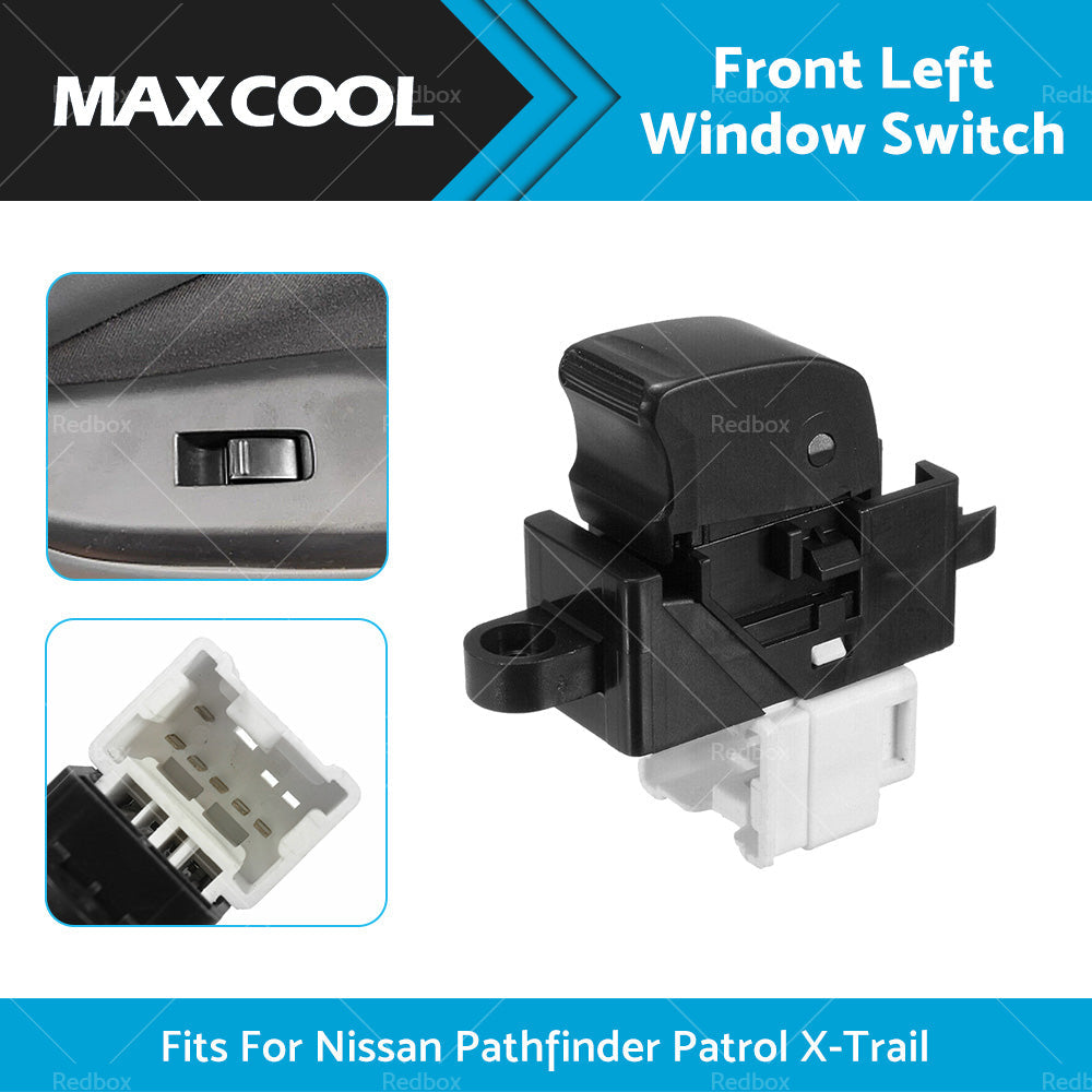 Front Left Window Switch Fits For Nissan Pathfinder Patrol X-Trail 25411-0V000-1