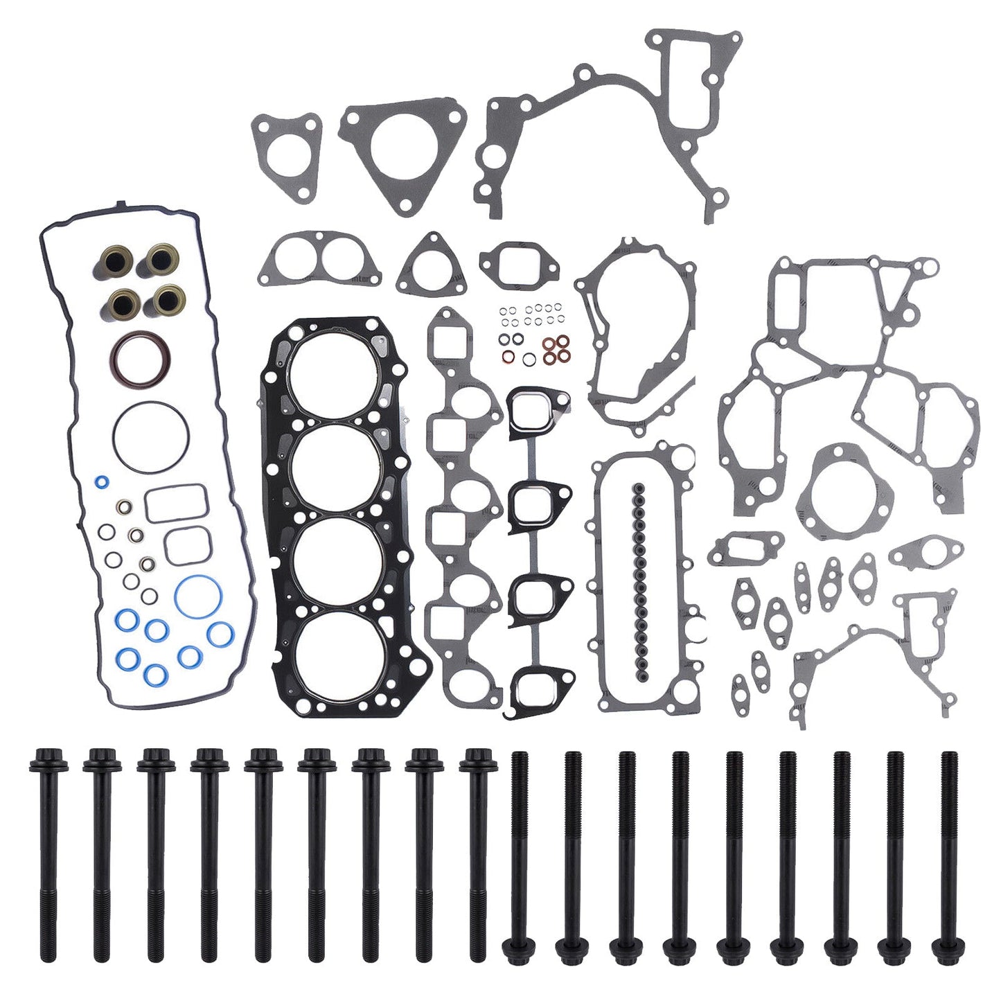 VRS Head Gasket Kit & Bolt Set Suitable for Toyota Hilux HiAce Prado 3.0 1KD-FTV-0