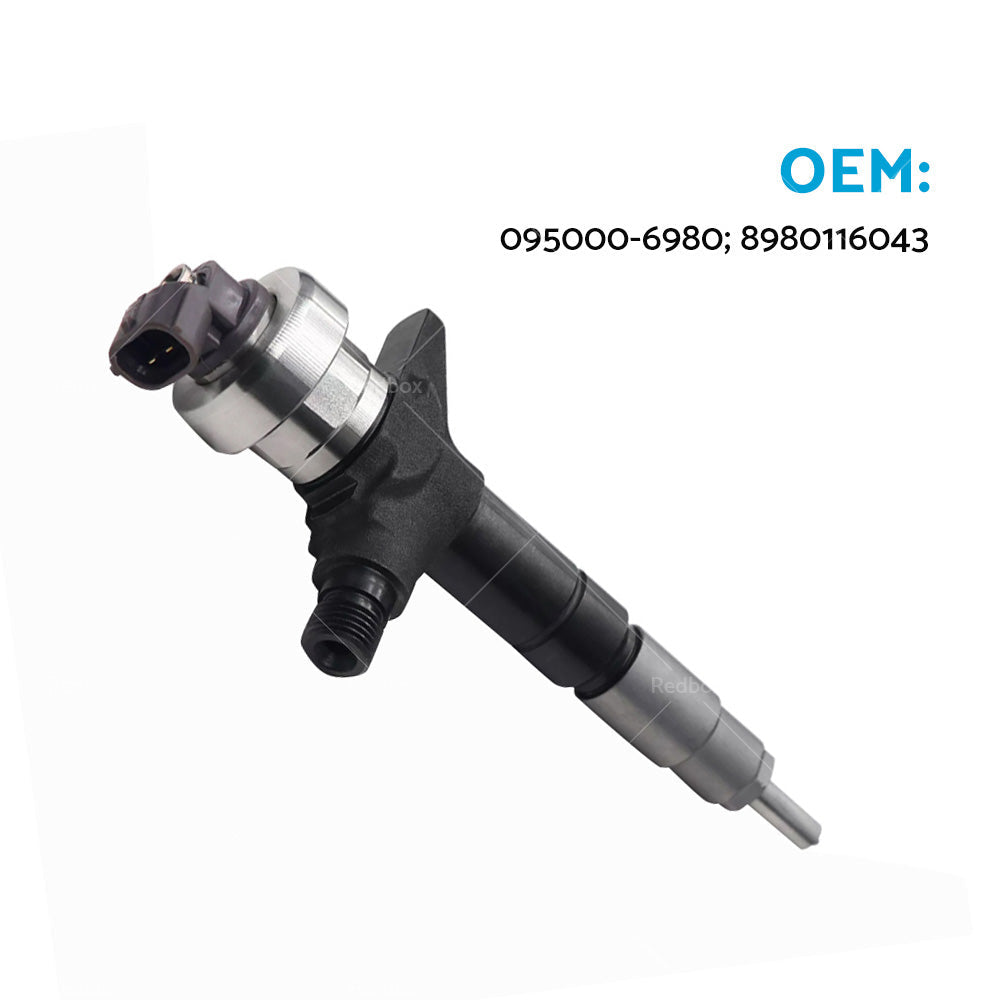1X Fuel Injector For Isuzu D-Max Holden Rodeo 4JJ1 3. 0L 095000-6980 8980116043