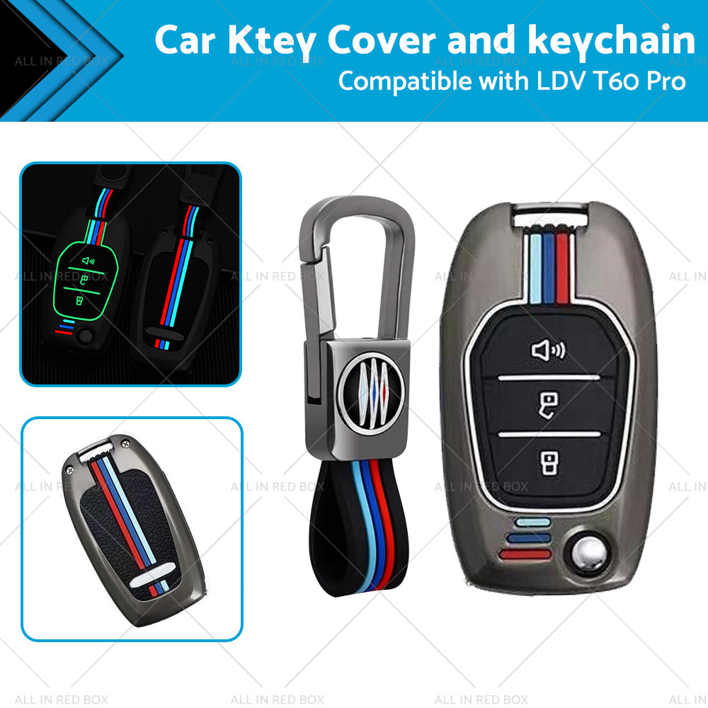 Zinc Alloy Flip Key Fob Case for LDV T60 Pro 2017-2023