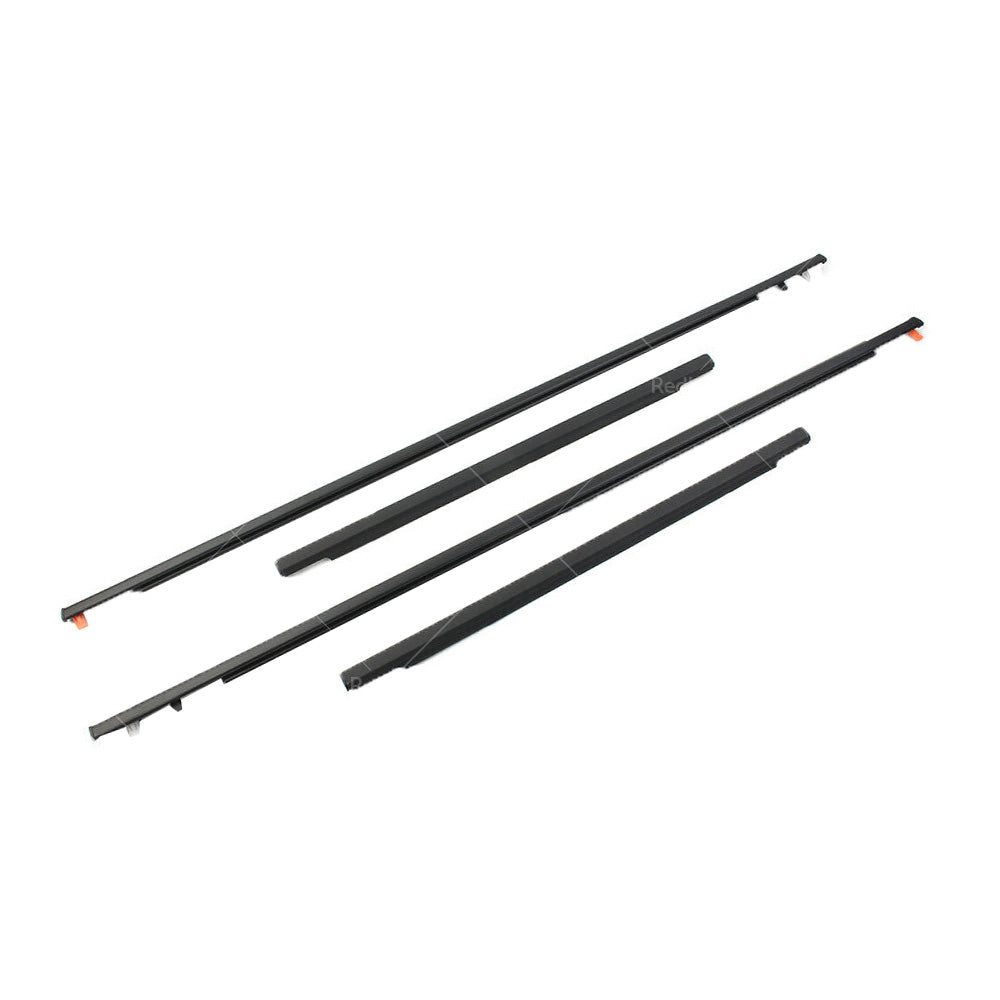 4x Door Auto Window Trim Moulding Belt Weatherstrip For Toyota 07-14 FJ Cruiser-1