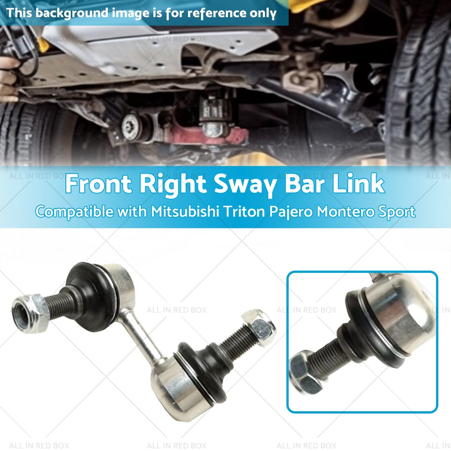 Front Right Sway Bar Link Suitable for Mitsubishi Triton L200 2WD 4WD 06-15-1