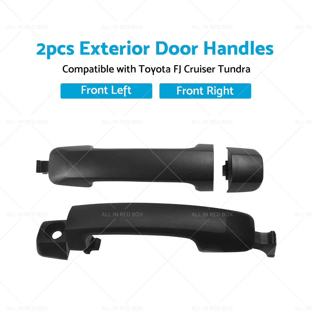 2x Black Exterior Door Handle 69210-0C010 Suitable for Toyota FJ CRUISER AU-3