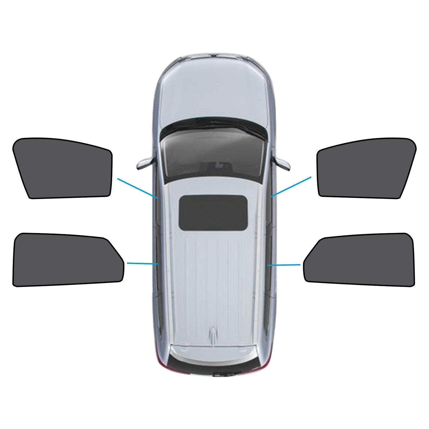 Window Sun Shades for MG4 2023-2025