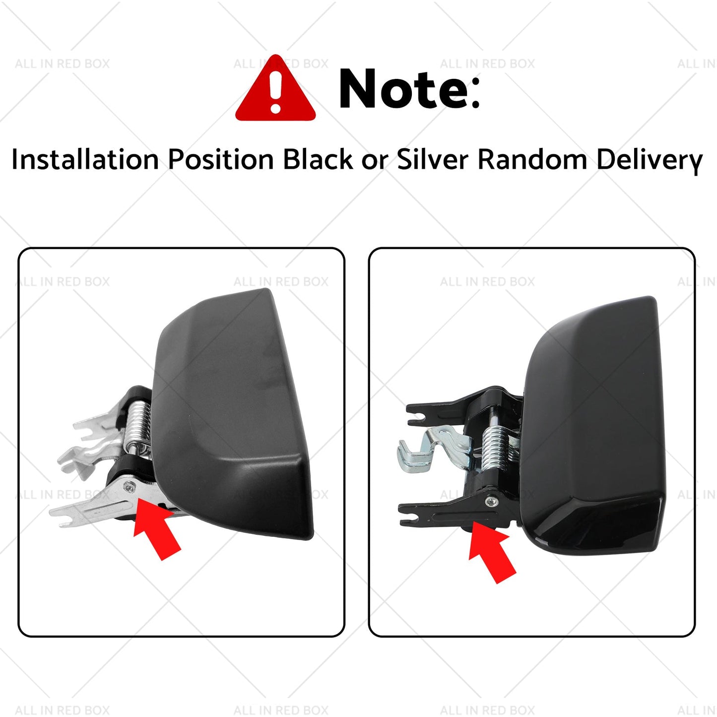 Chrome 1 Pair LHRH REAR Outer Door Handle For Nissan Pathfinder R51 2005~2013-1