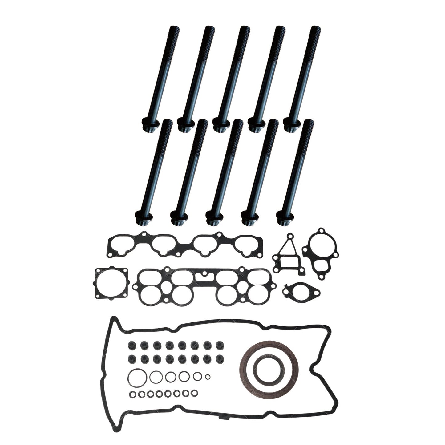VRS Head Gasket Kit & Bolt Set Suitable for Nissan Xtrail T30 2.5 QR25DE 2001-07-1