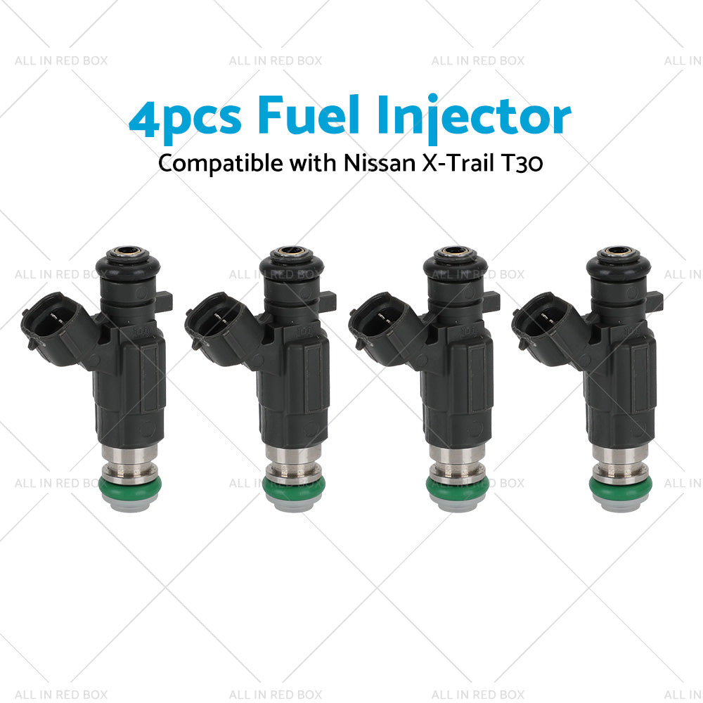 4PCS Fuel Injector Suitable for Nissan X-Trail T30 QR25 2. 5L 4 CYL 2001-2005-1