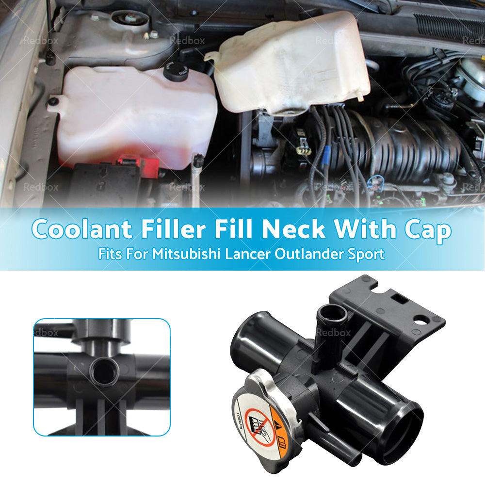 Radiator Coolant Filler Fill Neck With Cap For Mitsubishi Lancer Outlander Sport-2