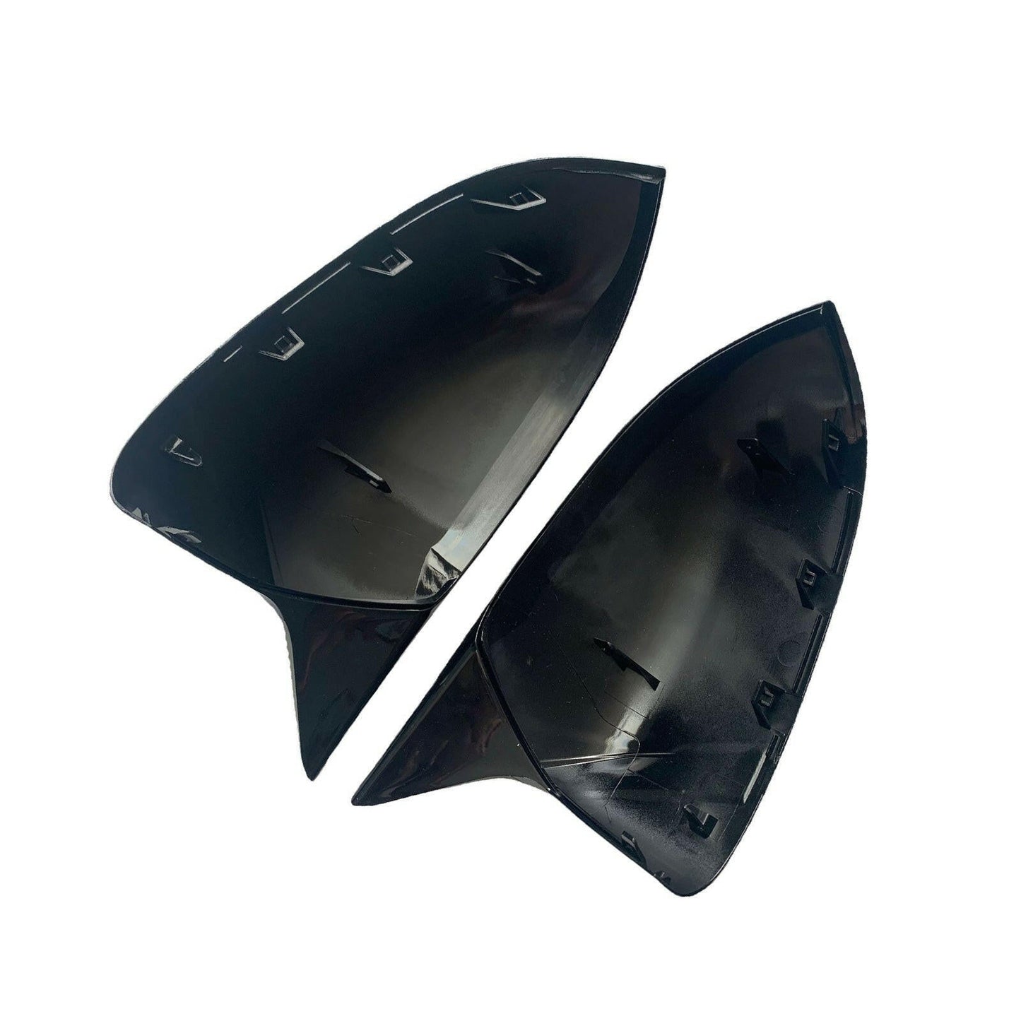 2x Black Rear Mirror Cover Caps Suitable For BMW X3 G01 / X4 G02 / X5 G05 / X6 G06-3