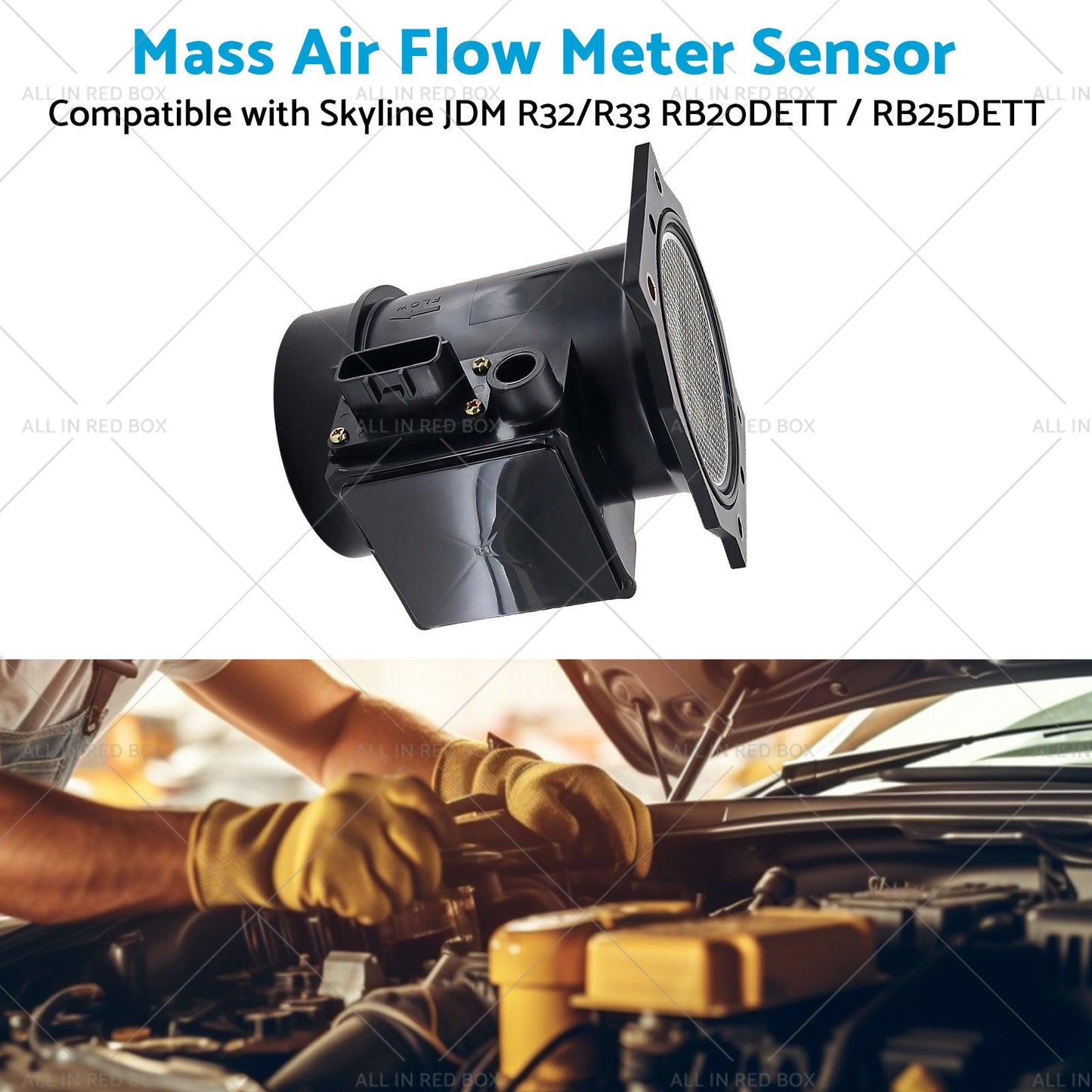 5Pin Mass Air Flow Meter Suitablefor R32 R33 S1 Skyline RB20DET RB25DET Series 1-3